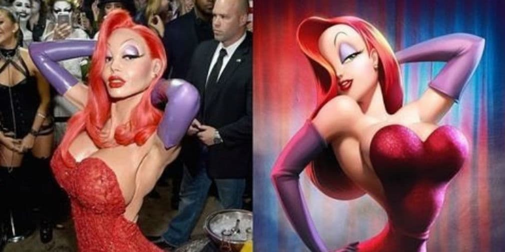 Ella se operó para convertirse en una caricatura