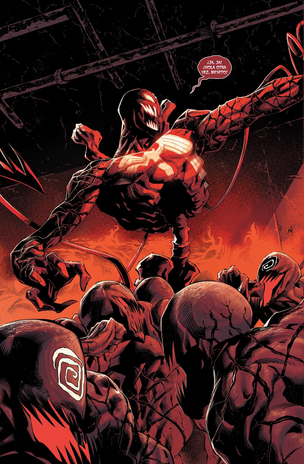 Cletus Kasady se mantuvo al borde de la periferia del Universo Marvel durante meses y ahora está listo para vuelve a Nueva York, ¡más poderoso que nunca! Pero hay una amenaza mayor... Carnage podría despertar al Knull, el dios de los simbiontes.