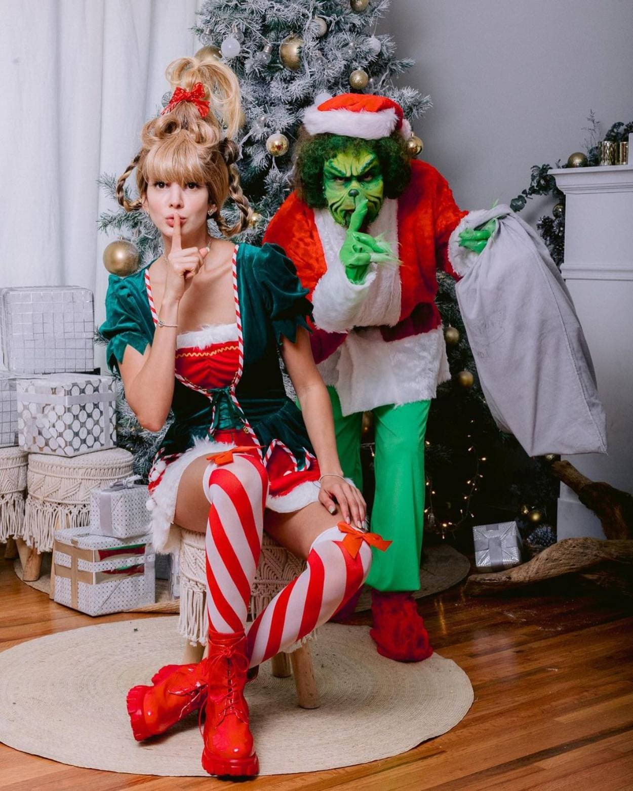 Luisito Comunita se disfraza del Grinch