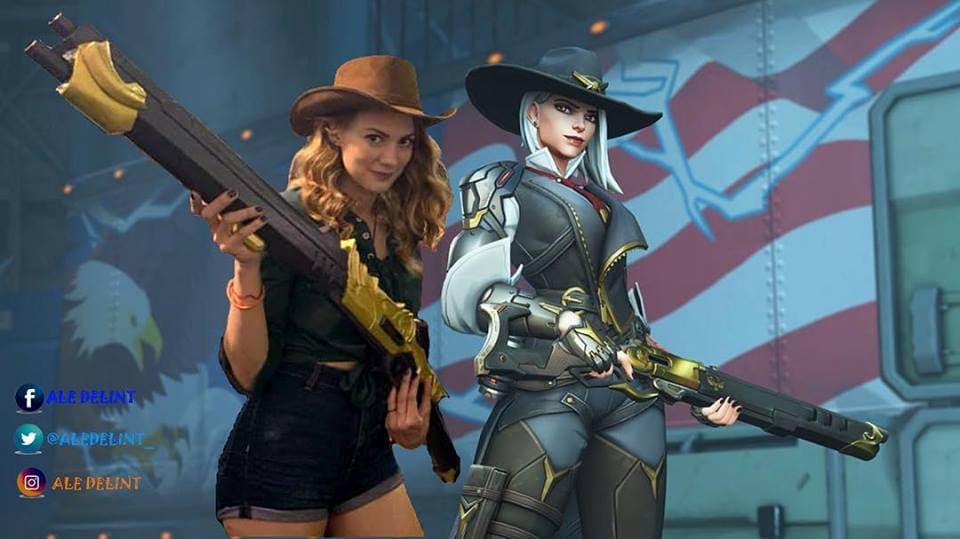 Aquí la actriz con un cosplay de este personaje