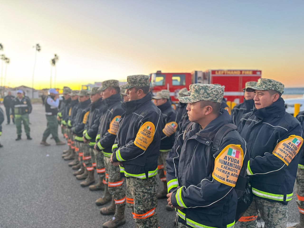 Bomberos mexicanos en California: ¿Cuáles serán sus labores para combatir los incendios en Los Ángeles?