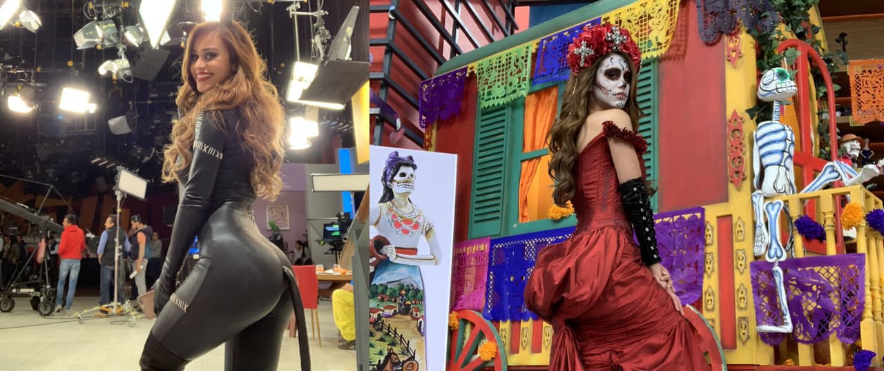 Los disfraces de Yanet García