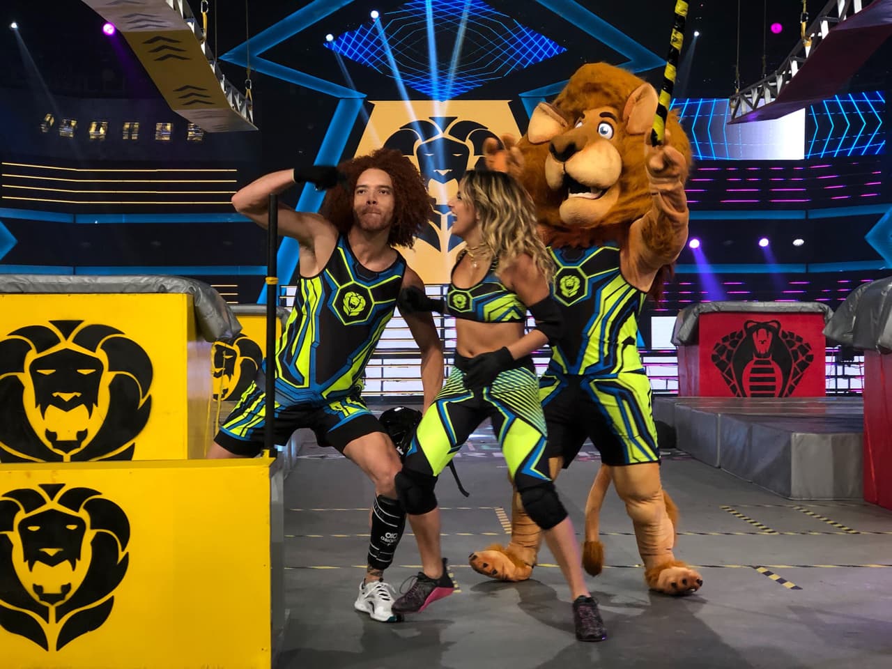 En Velocidad Aérea, los Leones ganaron, ¿qué tal esta celebración de Jeff y Reno?