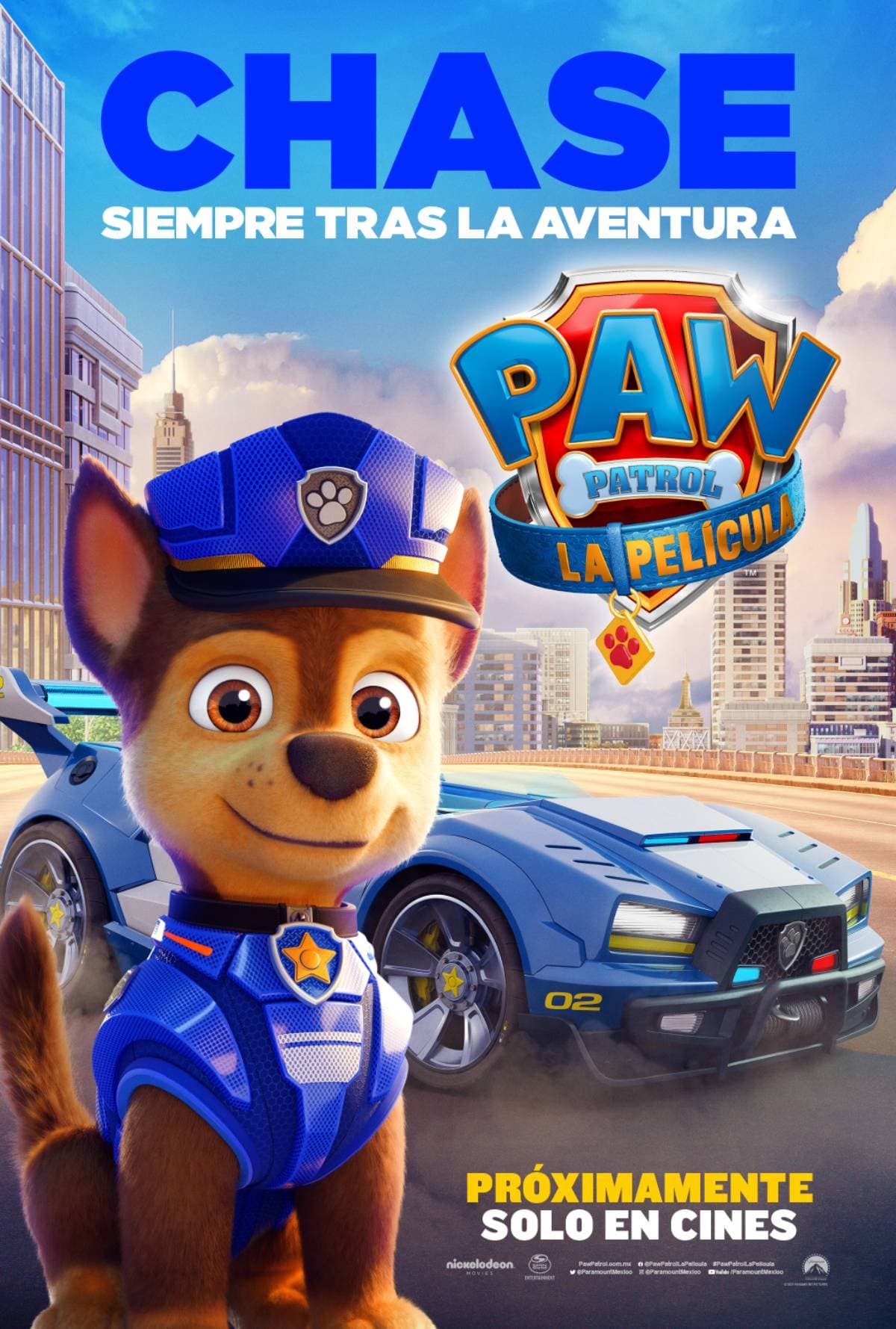 Chase en 'Paw Patrol: La película'