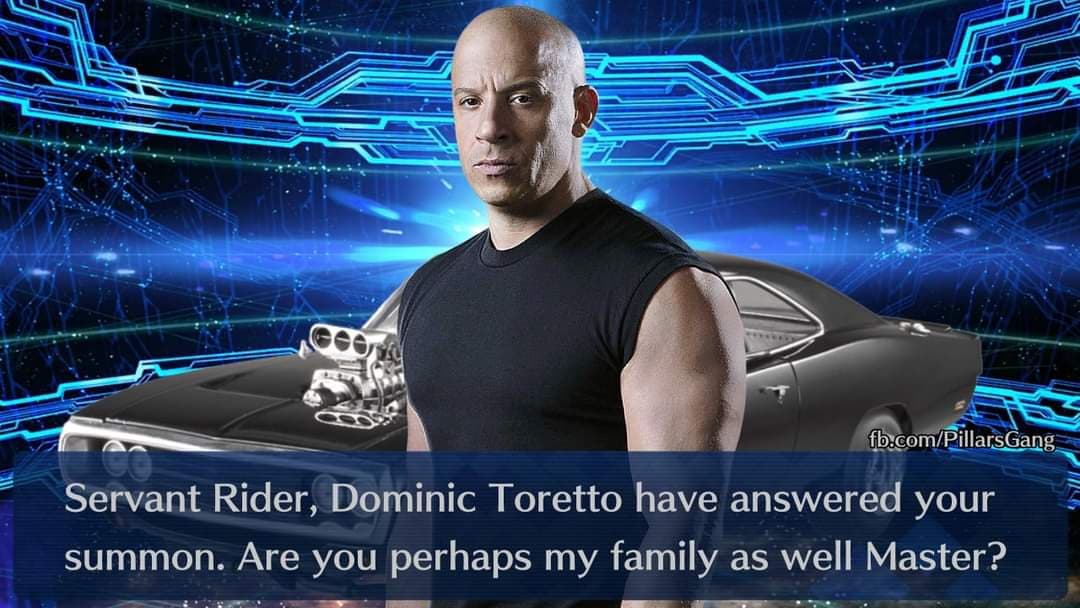 Toretto servant tiene de habilidad oculta convertirte en su familia