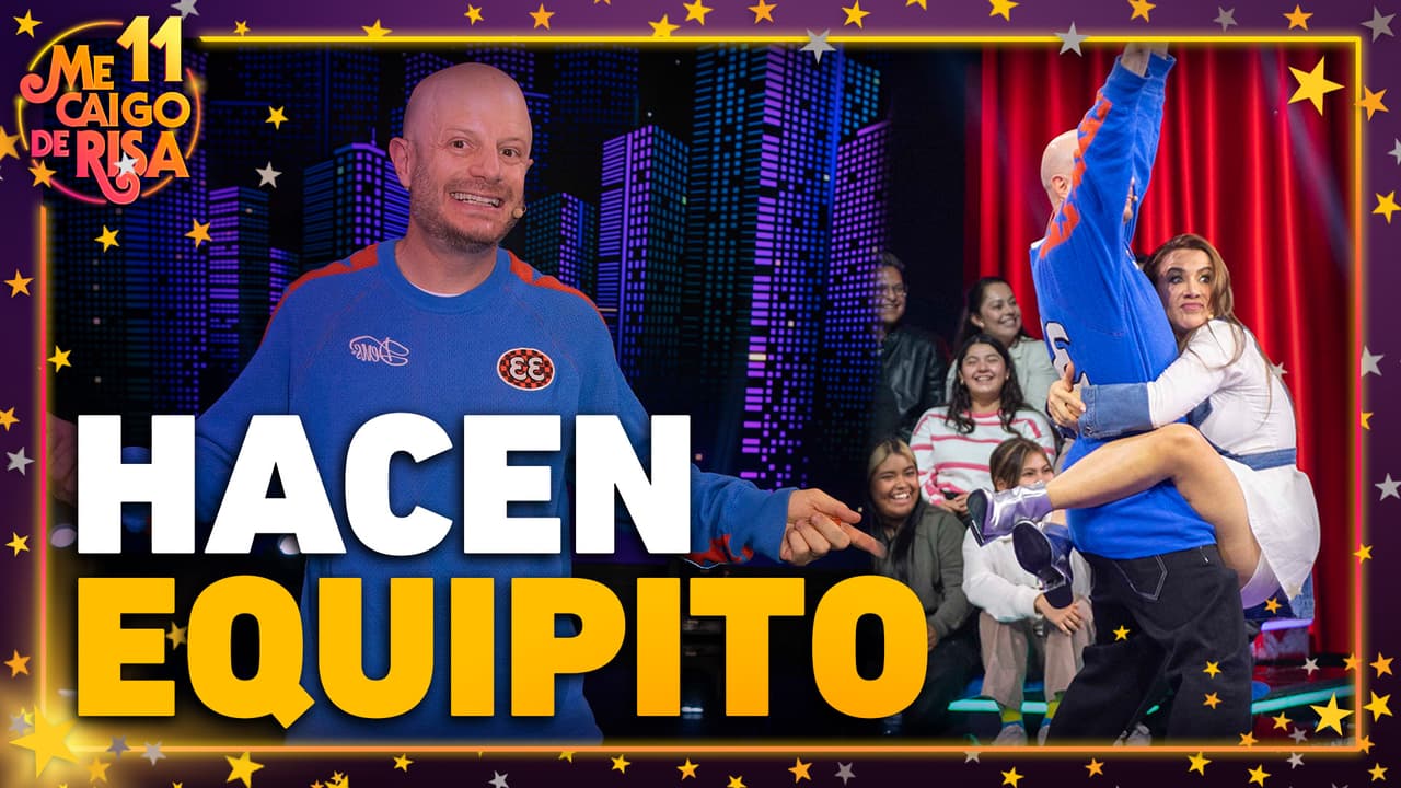 Mariazel se le cuelga a Facundo como un Panda y los dos hacen muy buena mancuerna en 'Sí se parece'