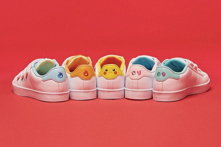 Estos bonitos tenis son parte de la colección que Fila sacó inspirándose en 'Pokémon'.