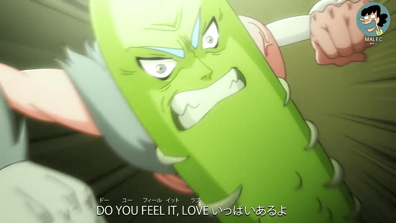 Intro de 'Rick y Morty' al estilo de un anime