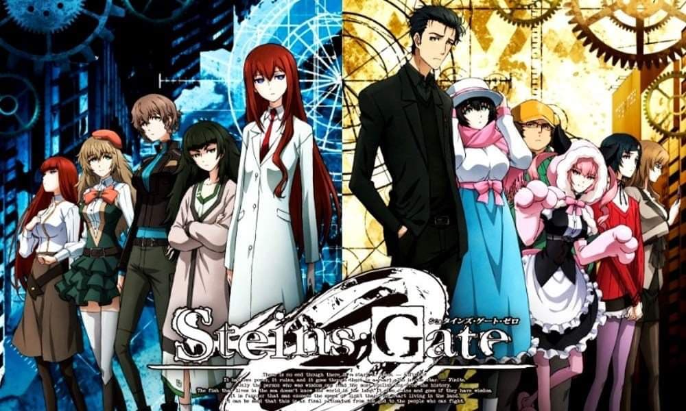 6- Steins; Gate (2011-2015). Tras descubrir cómo viajar en el tiempo, un estudiante universitario y sus colegas deben detener una organización malvada.