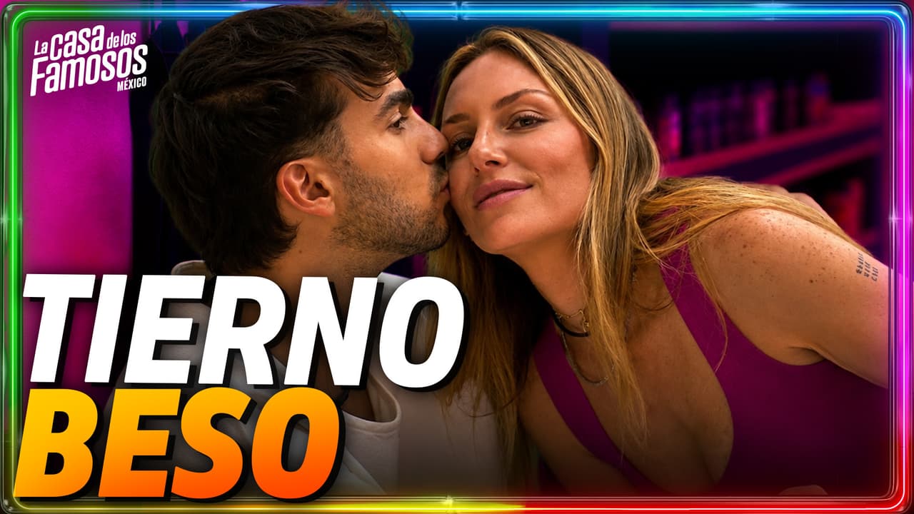 Fede Vigevani le da un tierno beso a Gema Garoa