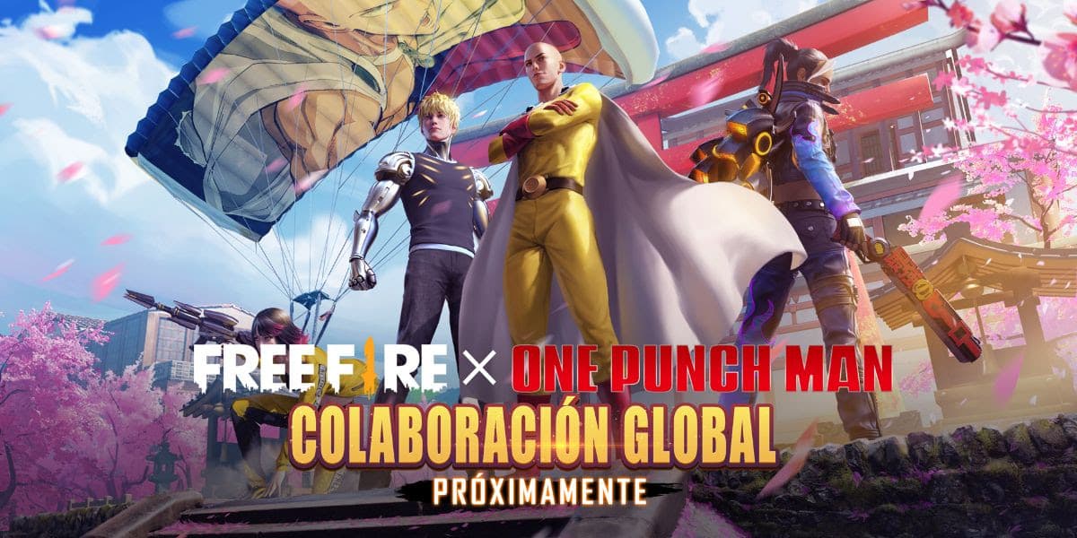 Free Fire le da la bienvenida a One-Punch Man en su nueva colaboración