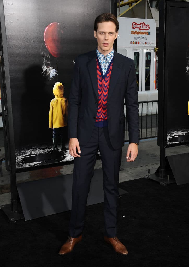 Andy Muschietti, director de las dos películas de ‘IT’, eligió a Bill para interpretar a Pennywise por su cara de niño inocente, que al mismo puede ser muy perturbadora.