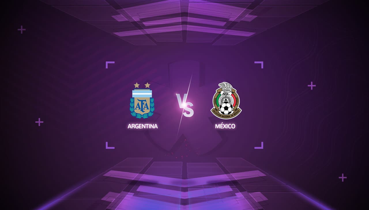 ¡Mira el partido Argentina vs México en vivo!