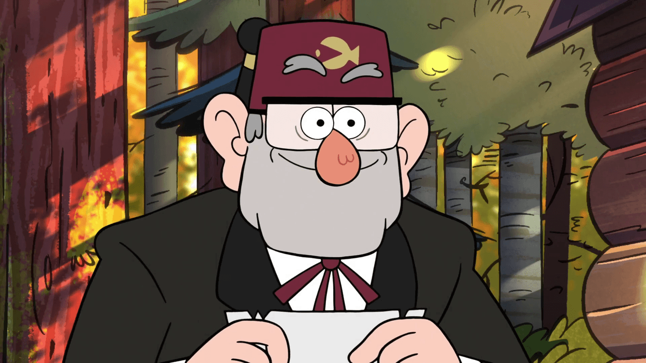 Gravity Falls: Stanley Pines es el tío abuelo de Dipper y Mabel, dos mellizos que pasan sus vacaciones de verano con él. Vive en una cabaña y tiene una tienda con mercancía muy peculiar, ya que en su pueblo suceden muchas cosas paranormales.