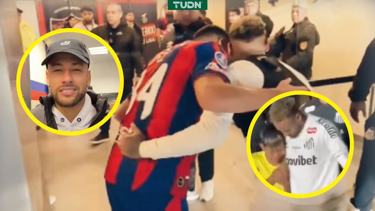 Locura en San Lorenzo por visita de Neymar 