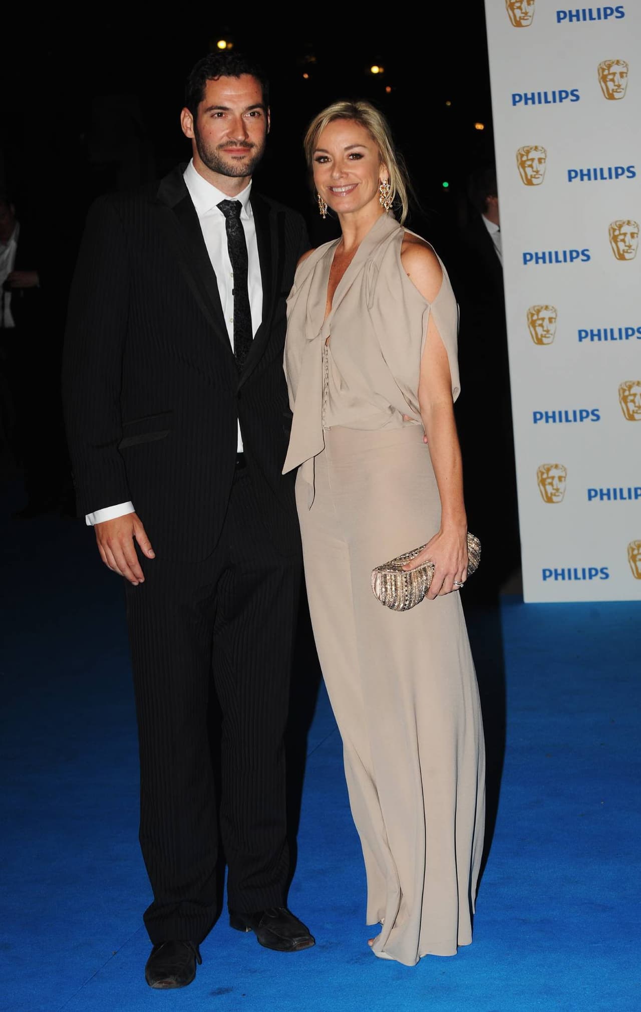 Tamzin Outhwaite y su esposo en un evento en Londres en junio de 2010.