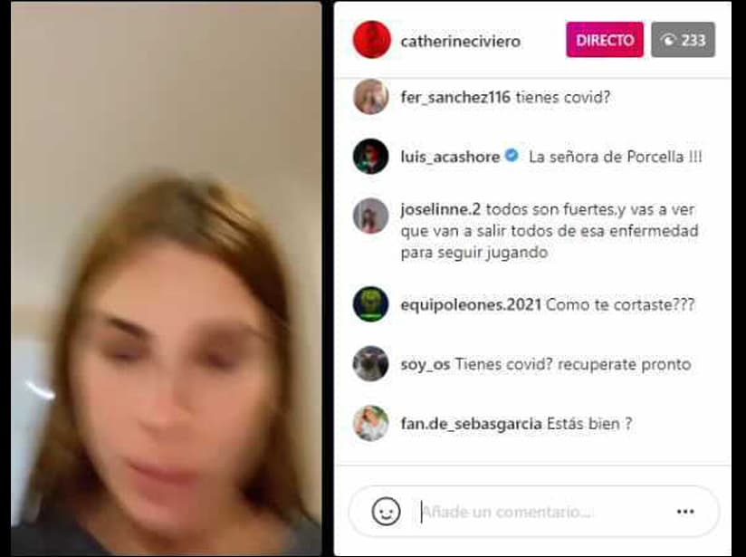 Captura de pantalla: Instagram @catherineciviero