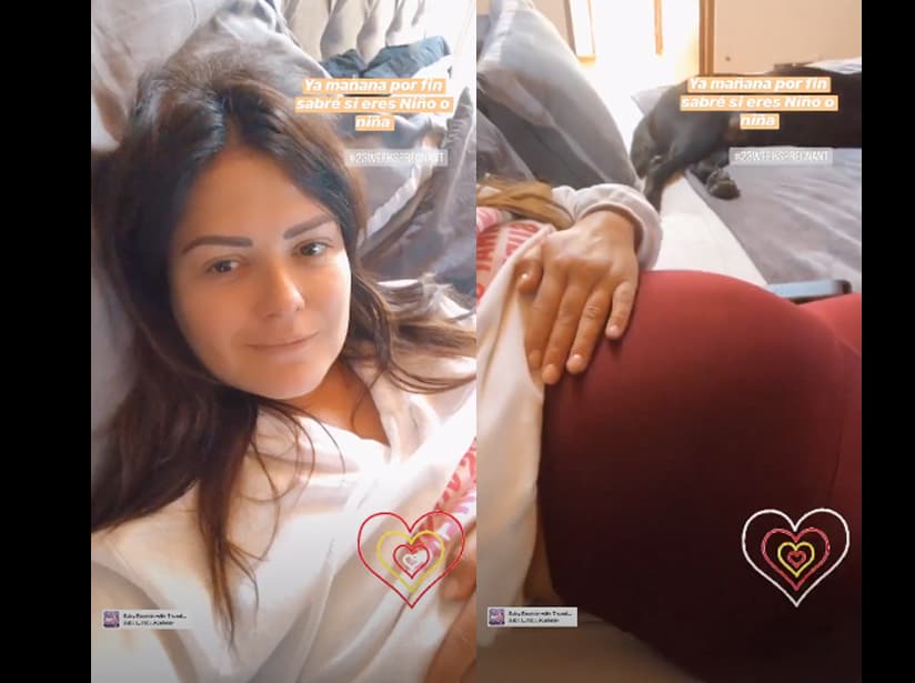 Mariana Echeverría presume su pancita de embarazo