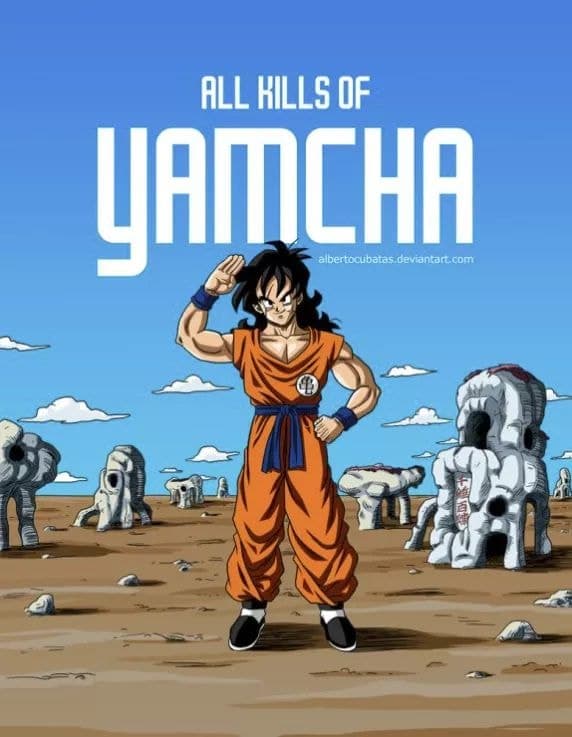 Con Yamcha no podemos ni decir que de menos tenemos salud. Porque luego hasta eso le falta.