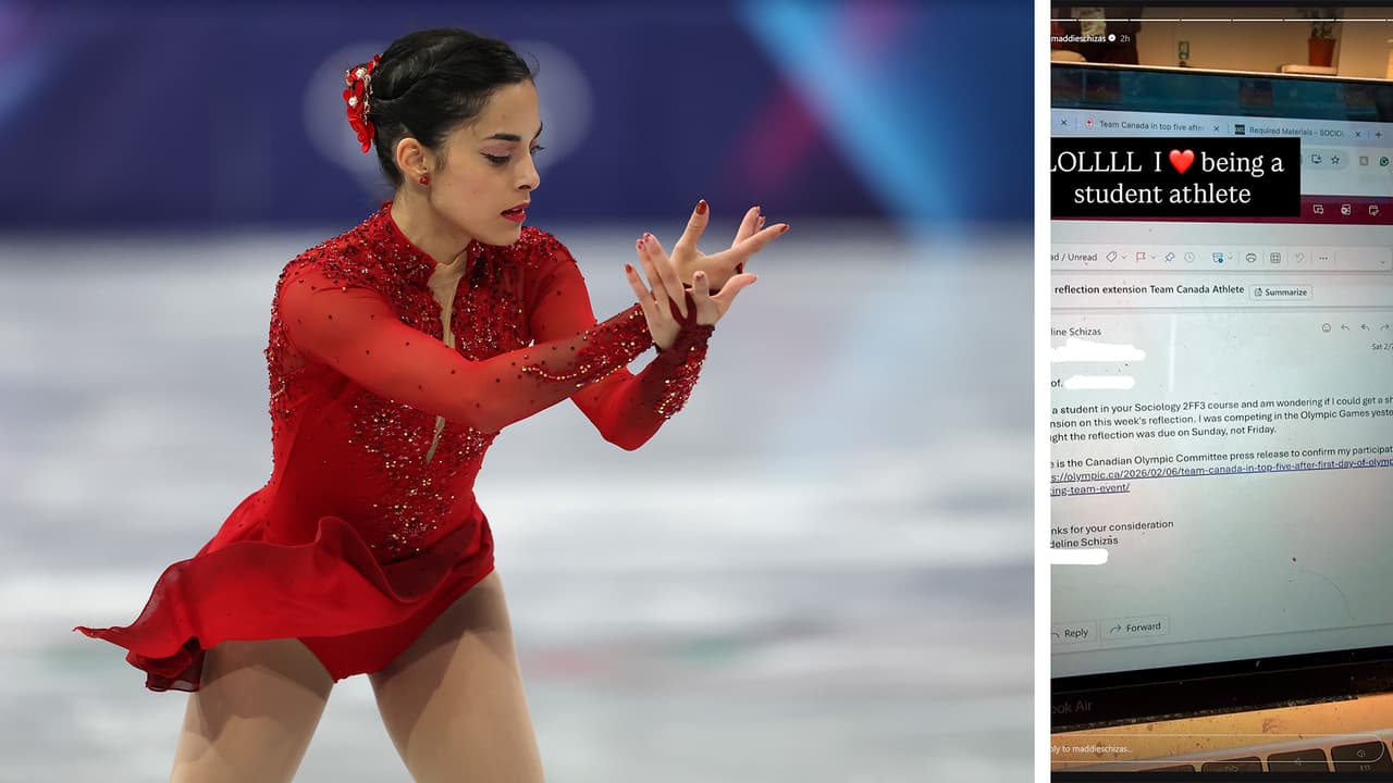 Pide entregar su tarea tarde... ¡porque compite en Milano Cortina 2026!