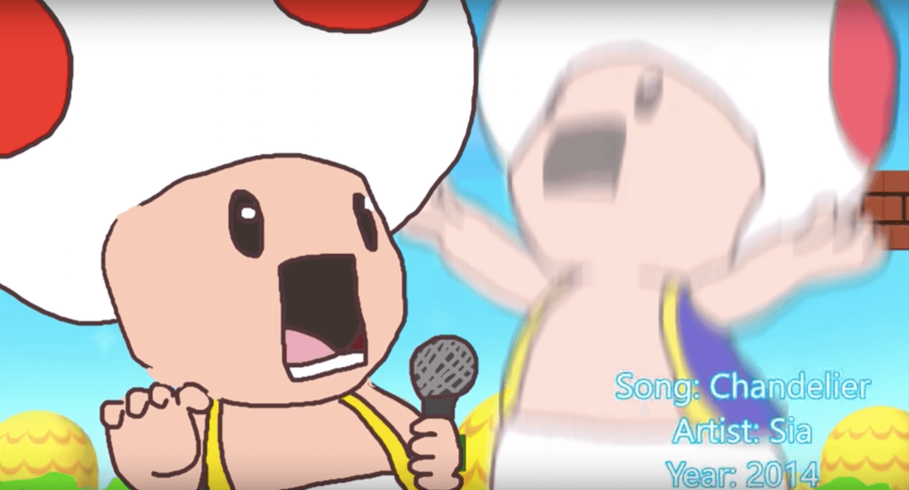 Los videos de Toad cantando son un meme horrible y hermoso a la vez