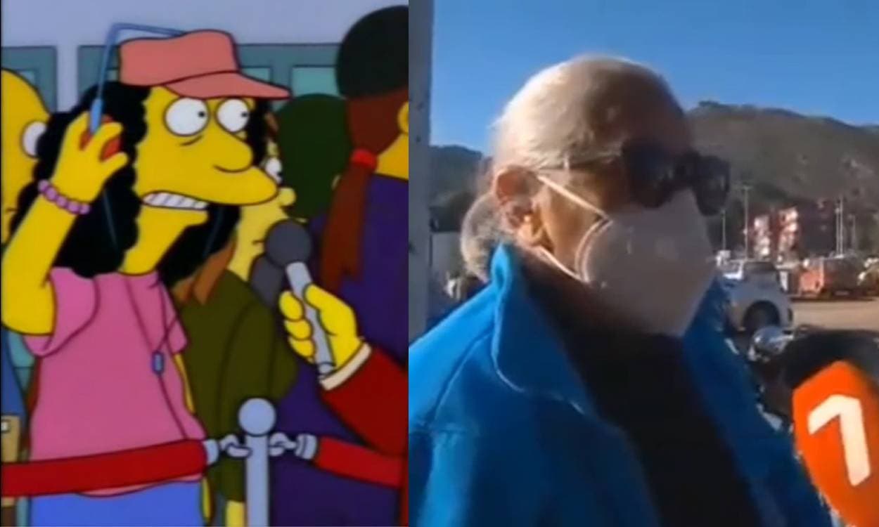 ¡Le pasó como a Otto! Señora se confunde de fila y protagoniza el primer momento viral del 2022