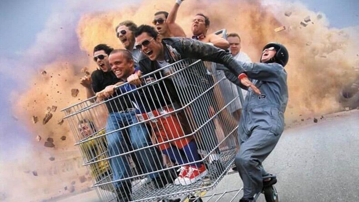 La película 'Jackass: The Movie' se estrenó en 2002.