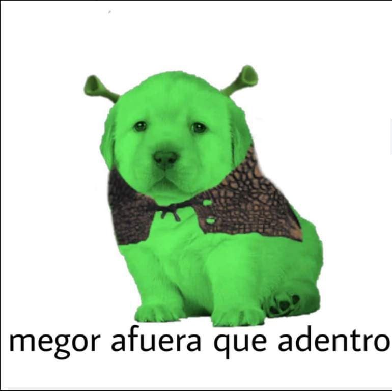En el interior es un gran perrito.