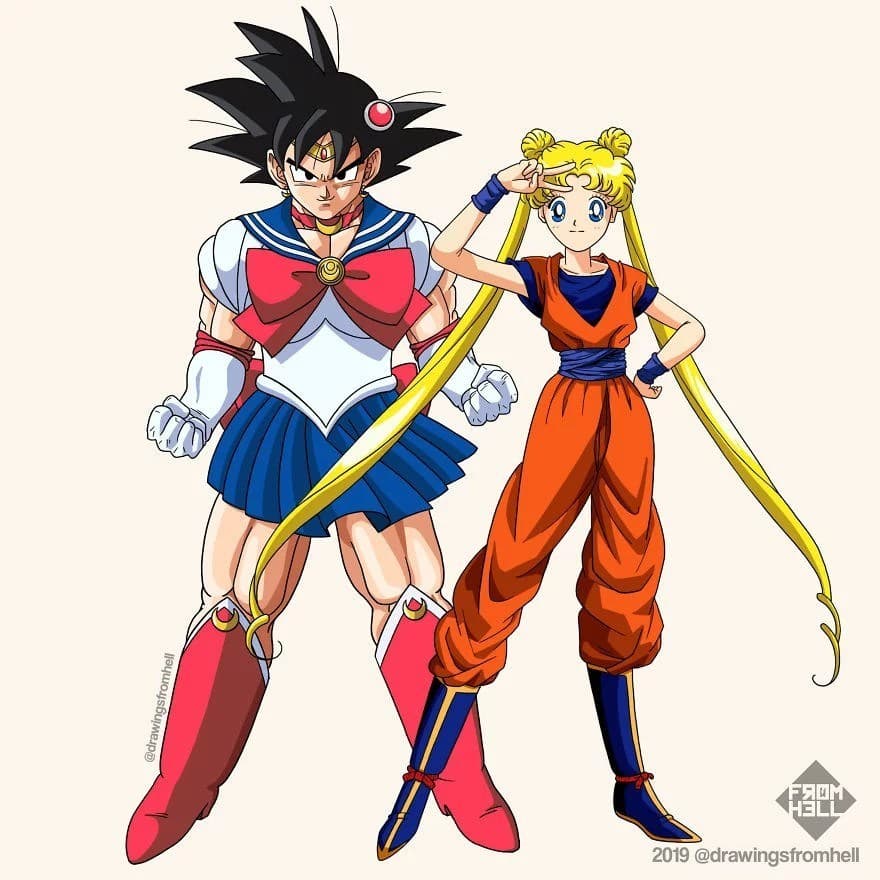 Ni con el kaioken: Estudio asegura que Sailor Moon es más poderosa que Goku