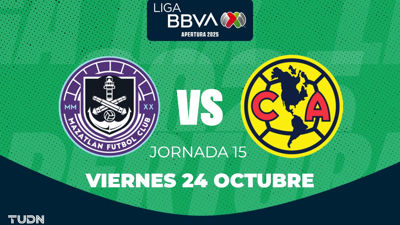 Horario y dónde ver el Mazatlán vs. América de la Jornada 15