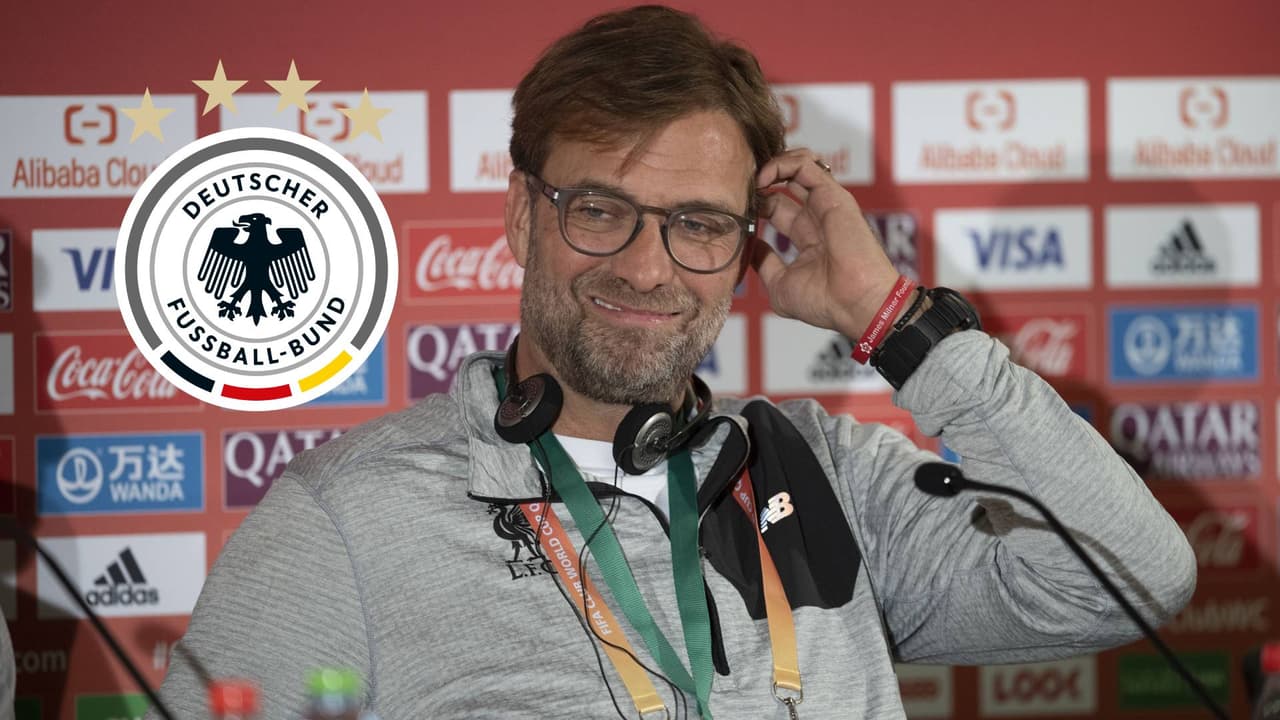 Jürgen Klopp se acerca al banquillo de Alemania