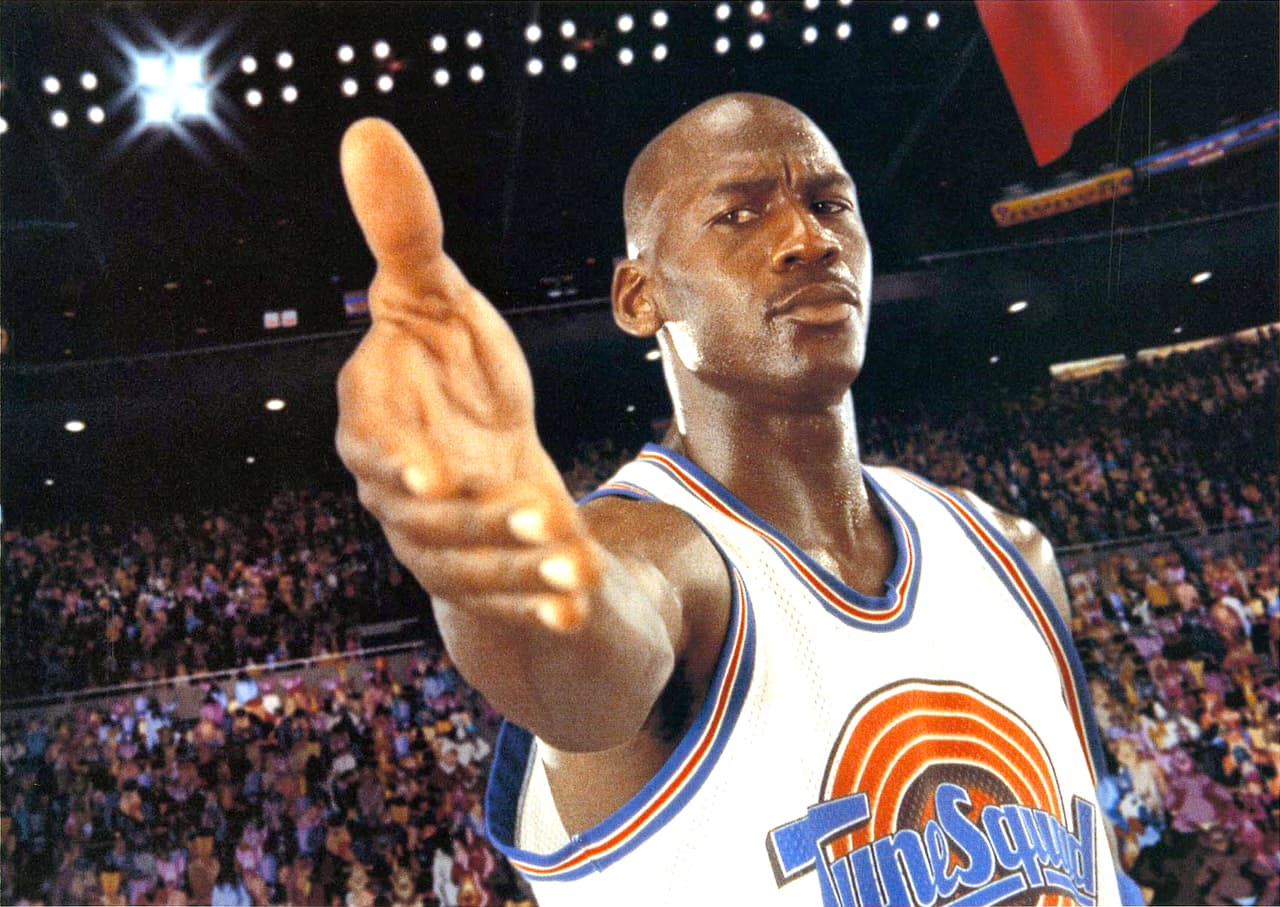 Michael Jordan tenía 33 años cuando se estrenó ‘Space Jam’