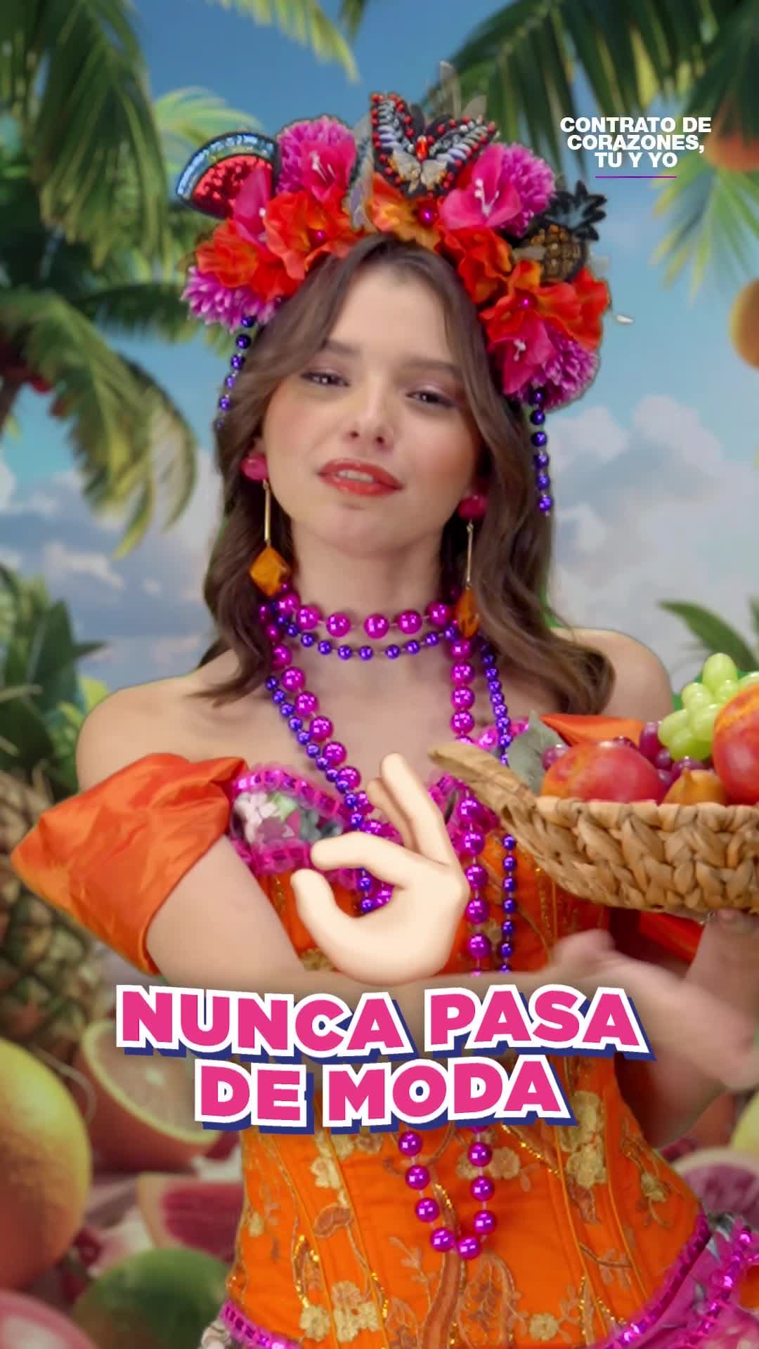Fery prueba el estilo tropical, quedan 14 días para encontrar su vestido soñado