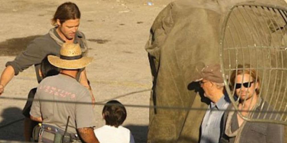 4. Brad Pitt: Este galán salió sin un rasguño del Apocalipsis de Guerra Mundial Z, todos los golpes fueron para su doble.