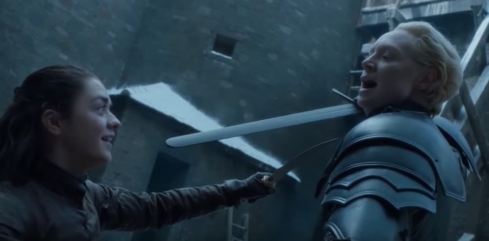 ¿Tenías dudas de cuánto ha crecido Arya? ¿Qué tal verla encarar a Brienne sin miedo?