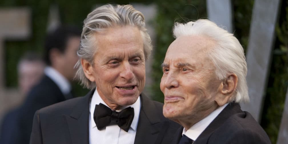 8. Kirk Douglas: El protagonista de Espartaco, de Stanley Kubrick, el padre del talentoso Michael Douglas.