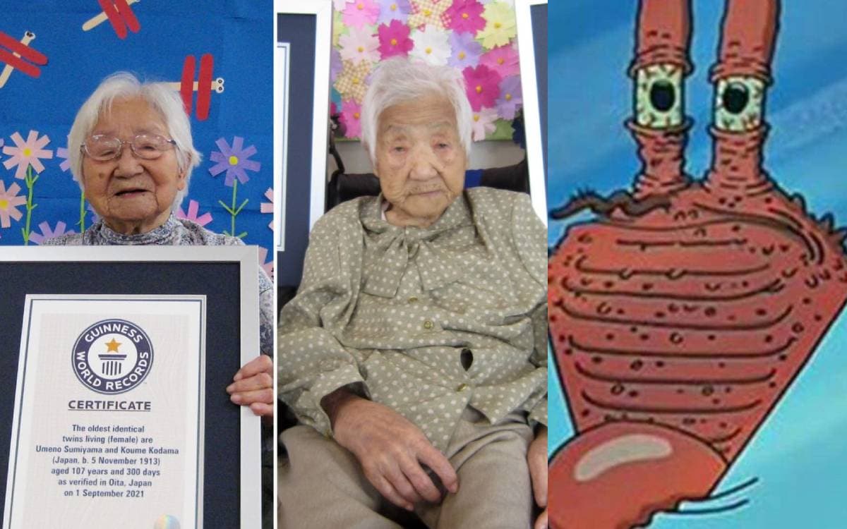 ¡Y tú quejándote! Gemelas japonesas cumplen 107 años y rompen récord Guinness