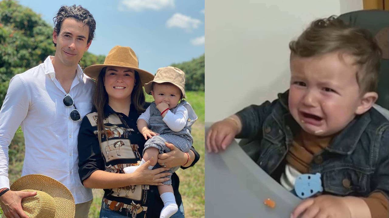 Mariana Echeverría asusta a su esposo y a Lucca al mismo tiempo