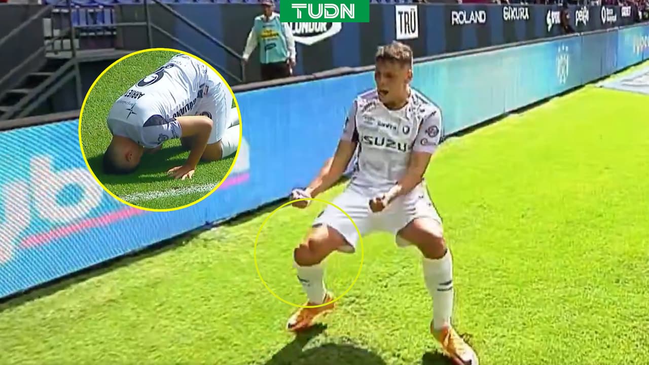 De no creerse, futbolista anota golazo y se lesiona en pleno festejo