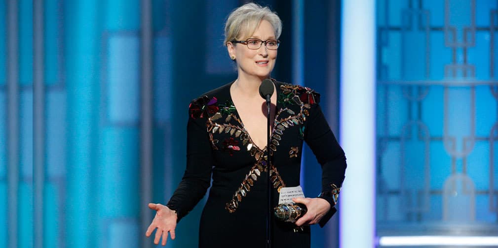 El controversial discurso de Meryl Streep en los Golden Globes
