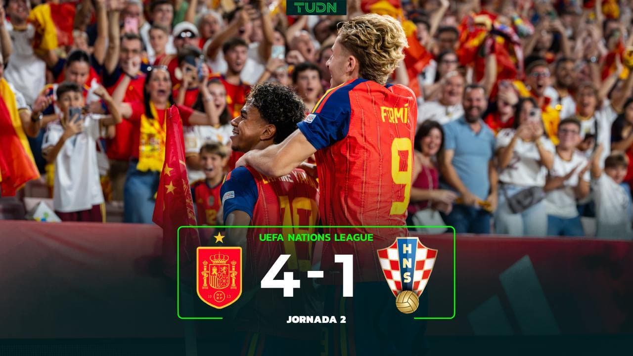 La Roja sigue imparable, goleó a los croatas