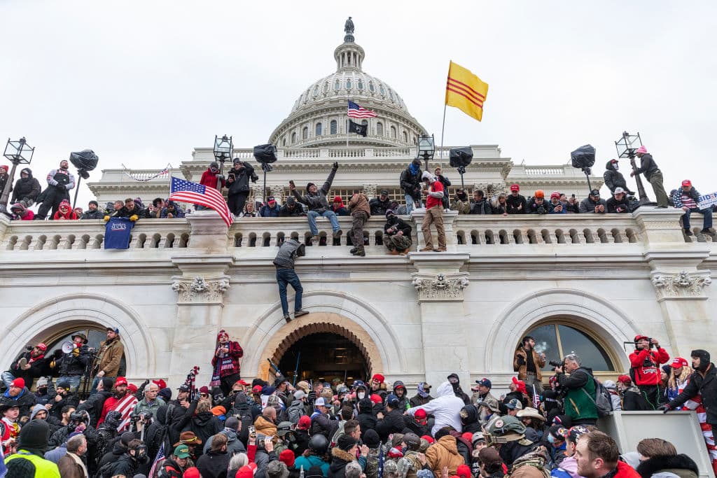 El asalto al Capitolio de Washington por parte de partidarios de Donald Trump