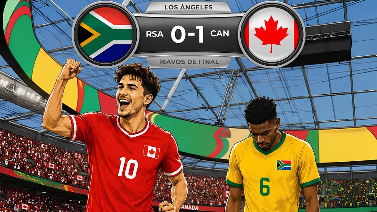 Canadá elimina a Sudáfrica y asegura su pase a Octavos de Final del Mundial 2026