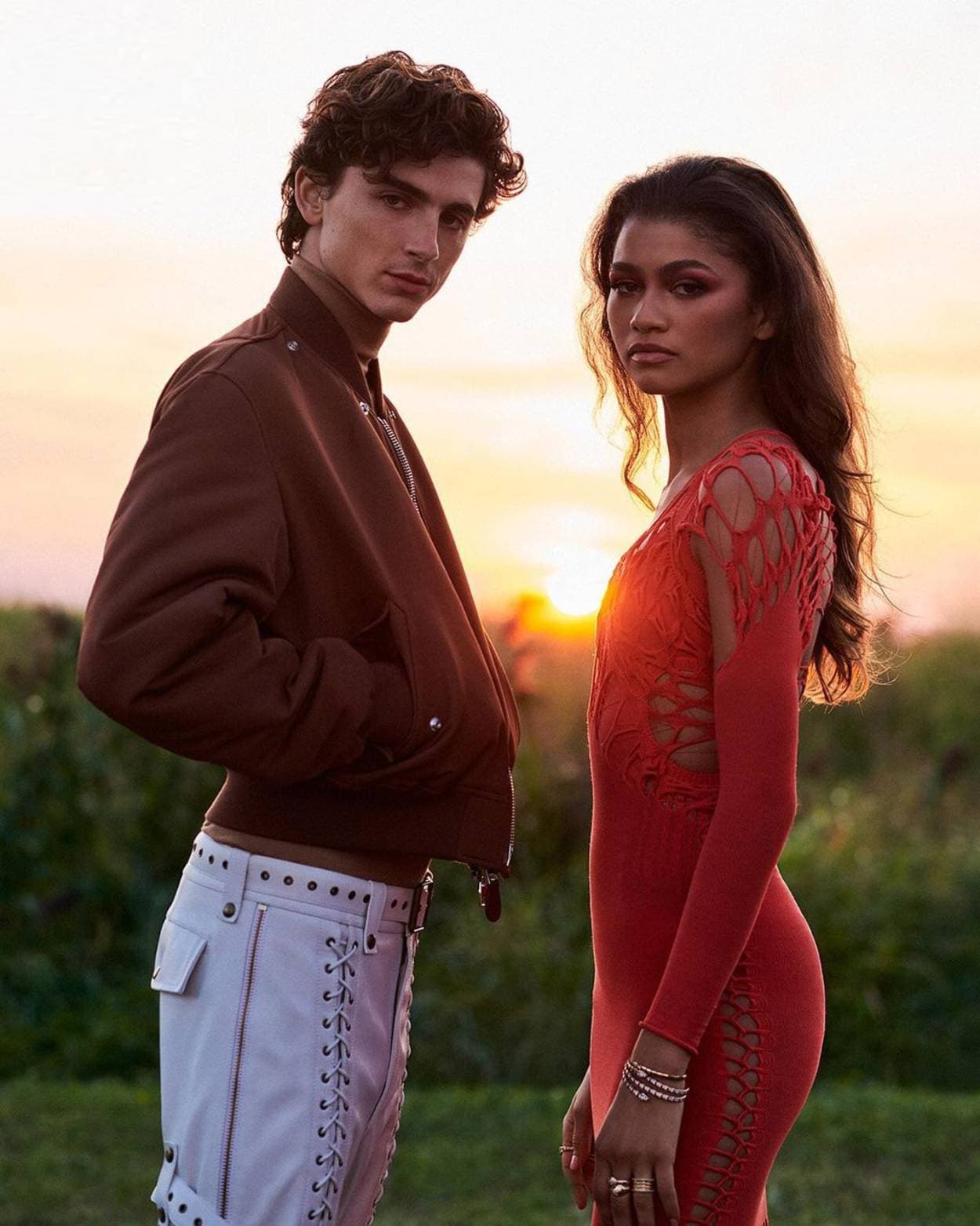 Timothée Chalamet y Zendaya