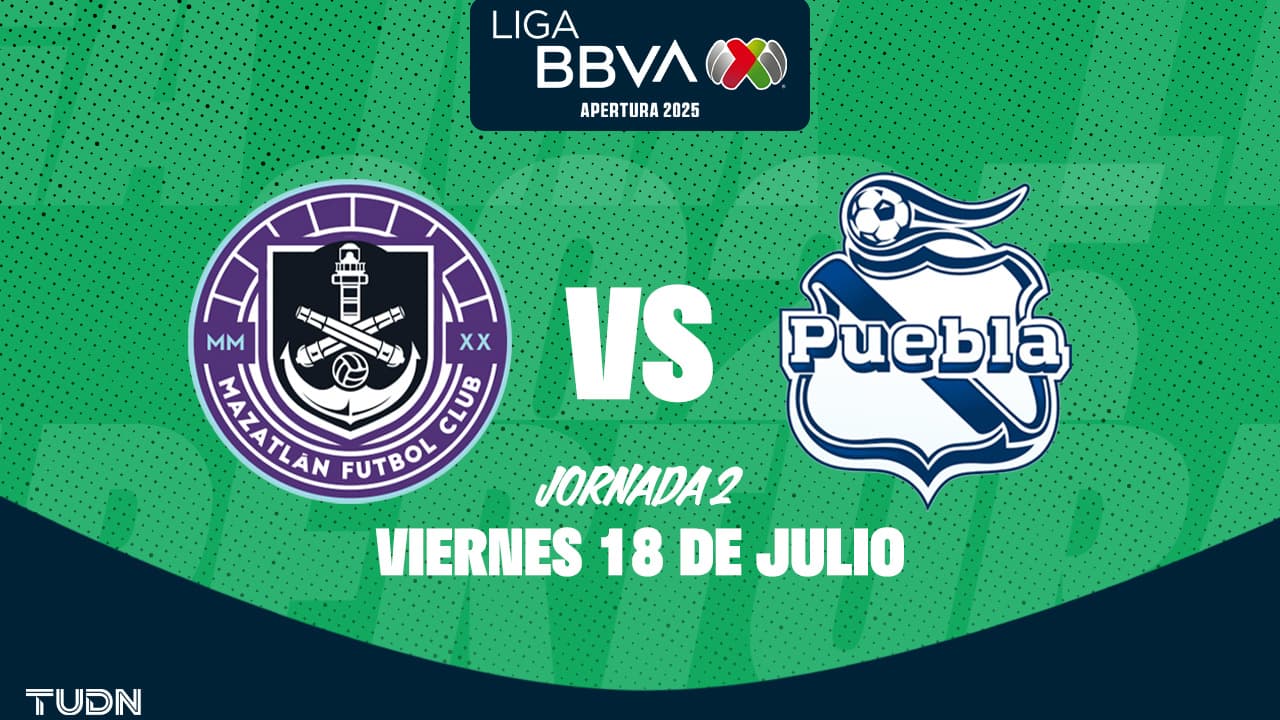 Horario y dónde ver Mazatlán vs. Puebla de la Jornada 2 del Apertura 2025