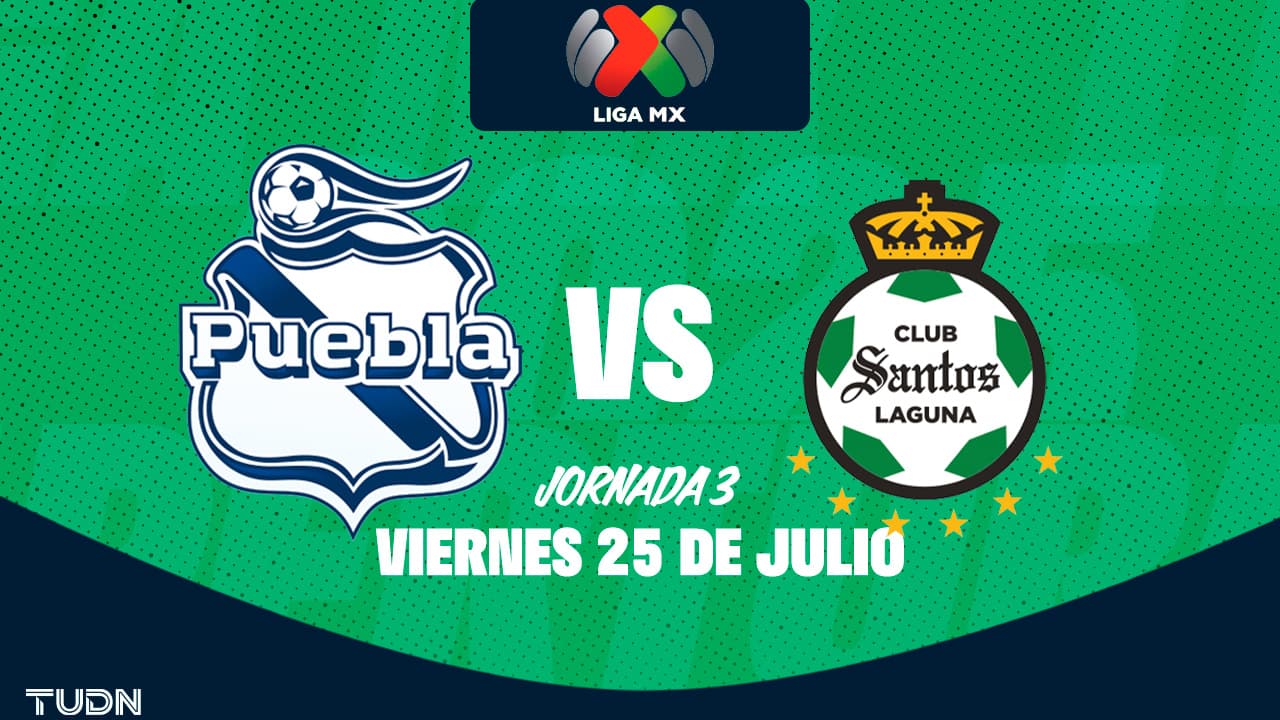 Horario y dónde ver el Puebla vs. Santos de la Jornada 3 de Liga MX