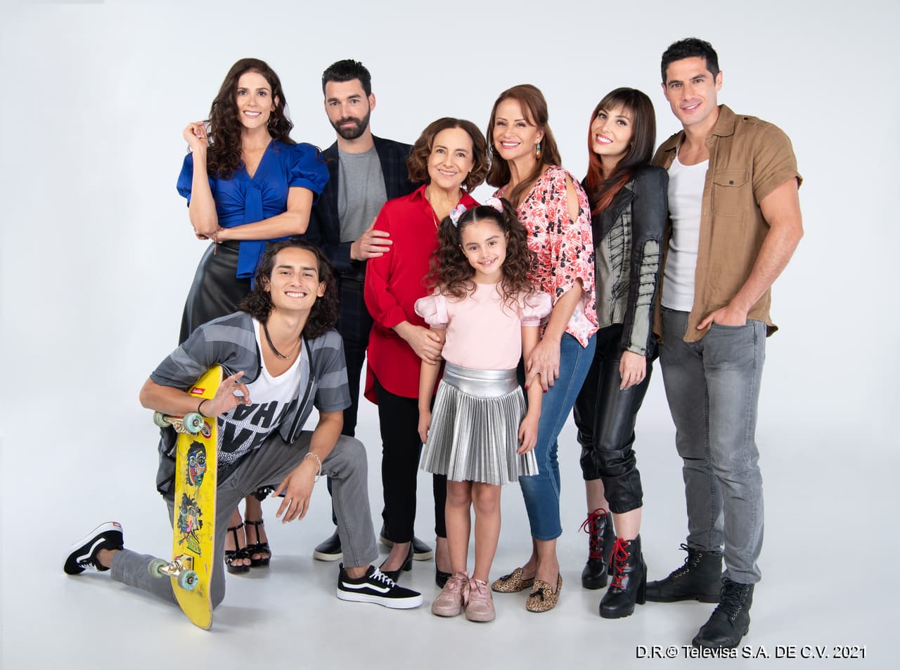 Elenco de Qué le pasa a mi familia?