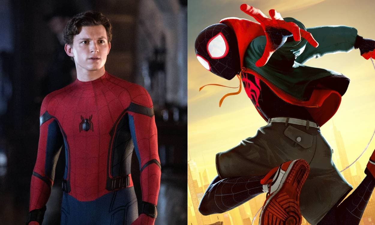 Spider-Man Tom Holland y Miles Morales