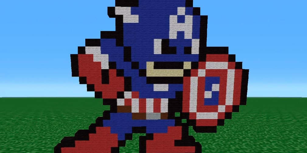 Así luce el Capitán América en 8-bit