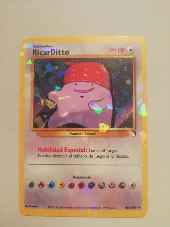 Ahora te presentamos a nuestro favorito. El Pokémon Sensual: RicarDitto.
